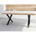 MESA RETANGULAR ESTILO INDUSTRIAL CLAXON