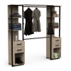 VESTIDOR CON CAJONES ESTILO INDUSTRIAL EBAN